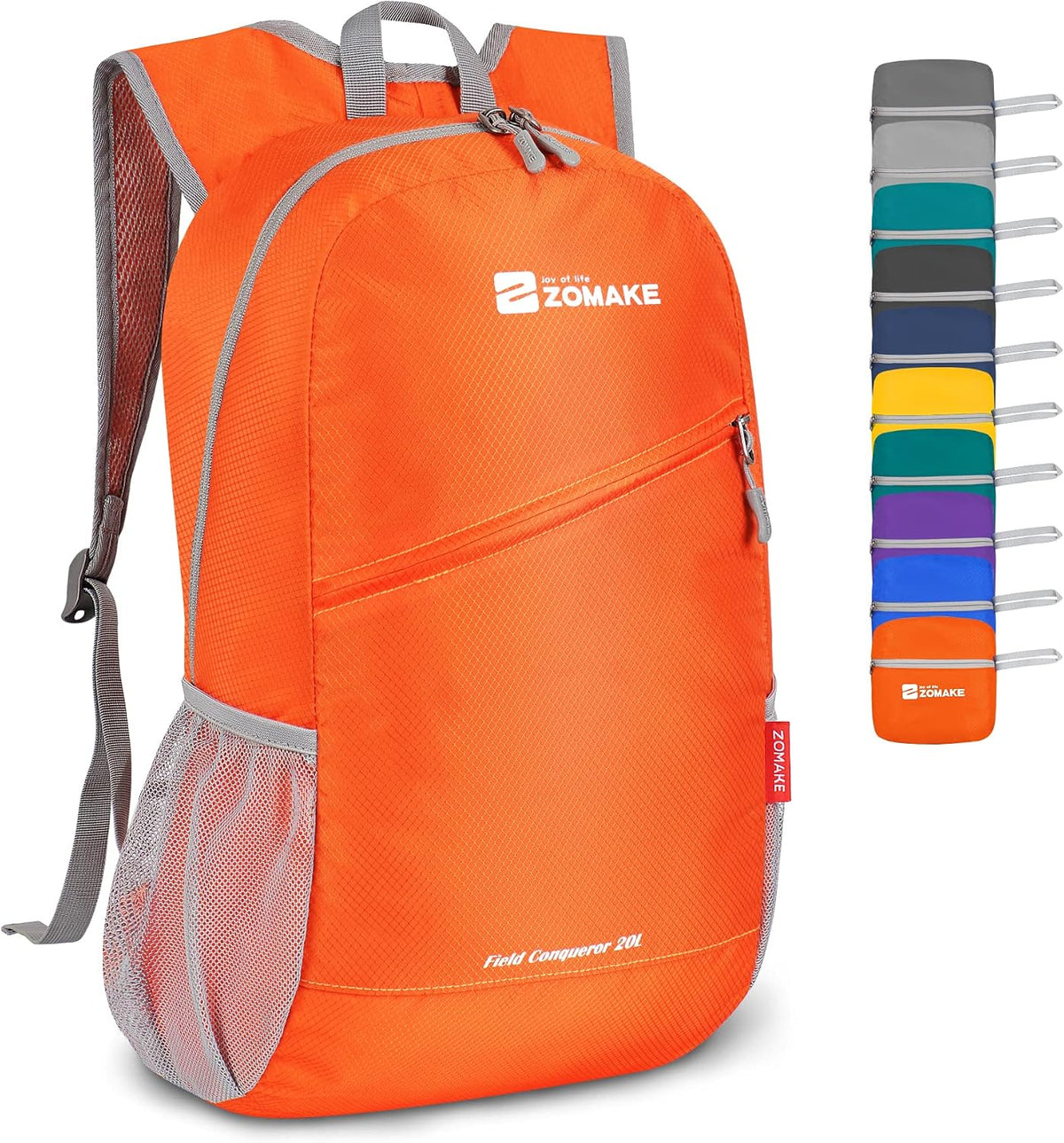 Packable backpack capacity
