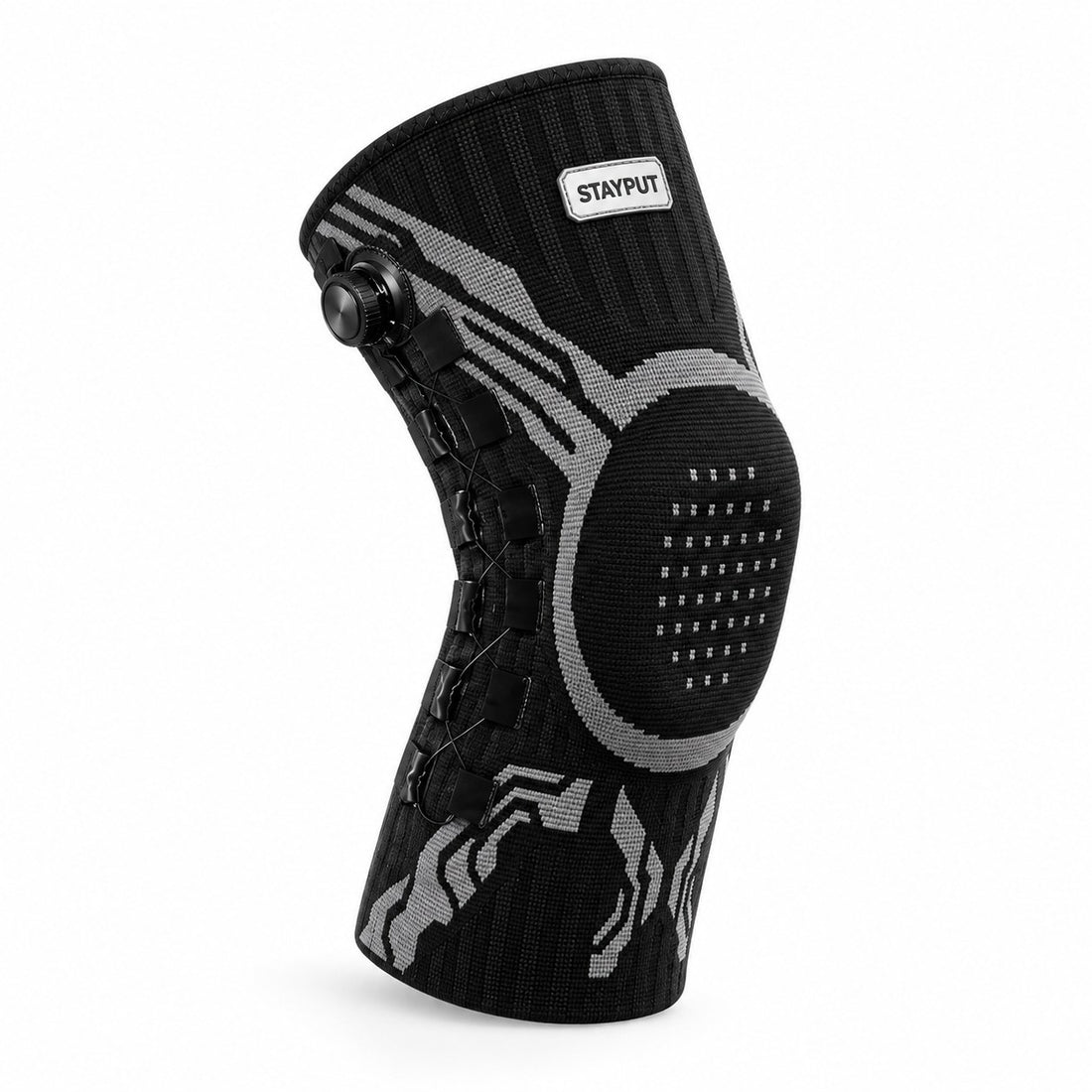 StayPut Dial knee brace in Black