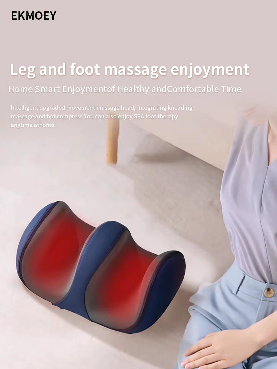Foot Massager Machine with Heat,3 Adjustable Modes, Shiatsu Feet and Leg Massager,Kneading Rolling for Foot,Calf,Ankle,Leg,Plantar, Massage Gift for Mom/Dad/Women/Men (With Remote Control)