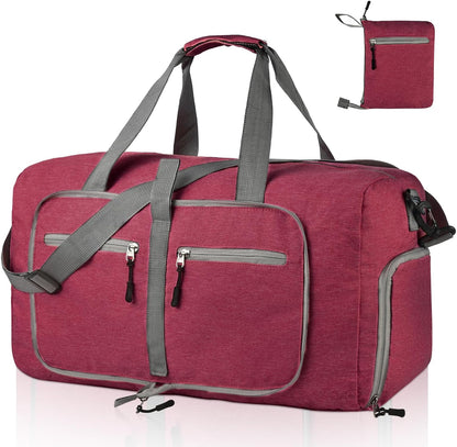 40L Foldable Duffle Bag, Travel & Weekender, Overnight, Gym