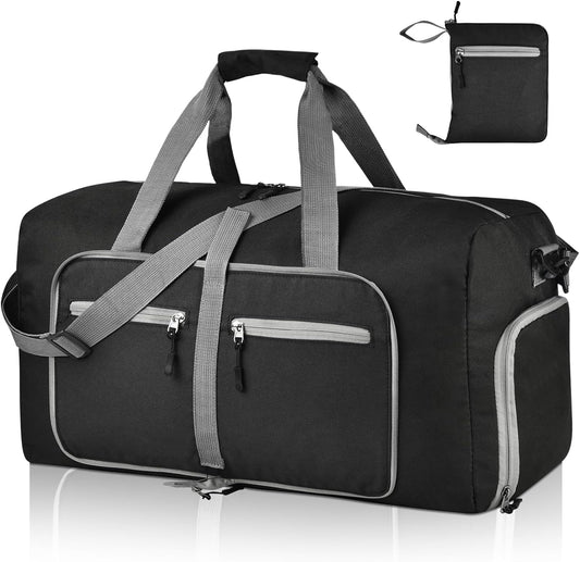 40L Foldable Duffle Bag, Travel & Weekender, Overnight, Gym