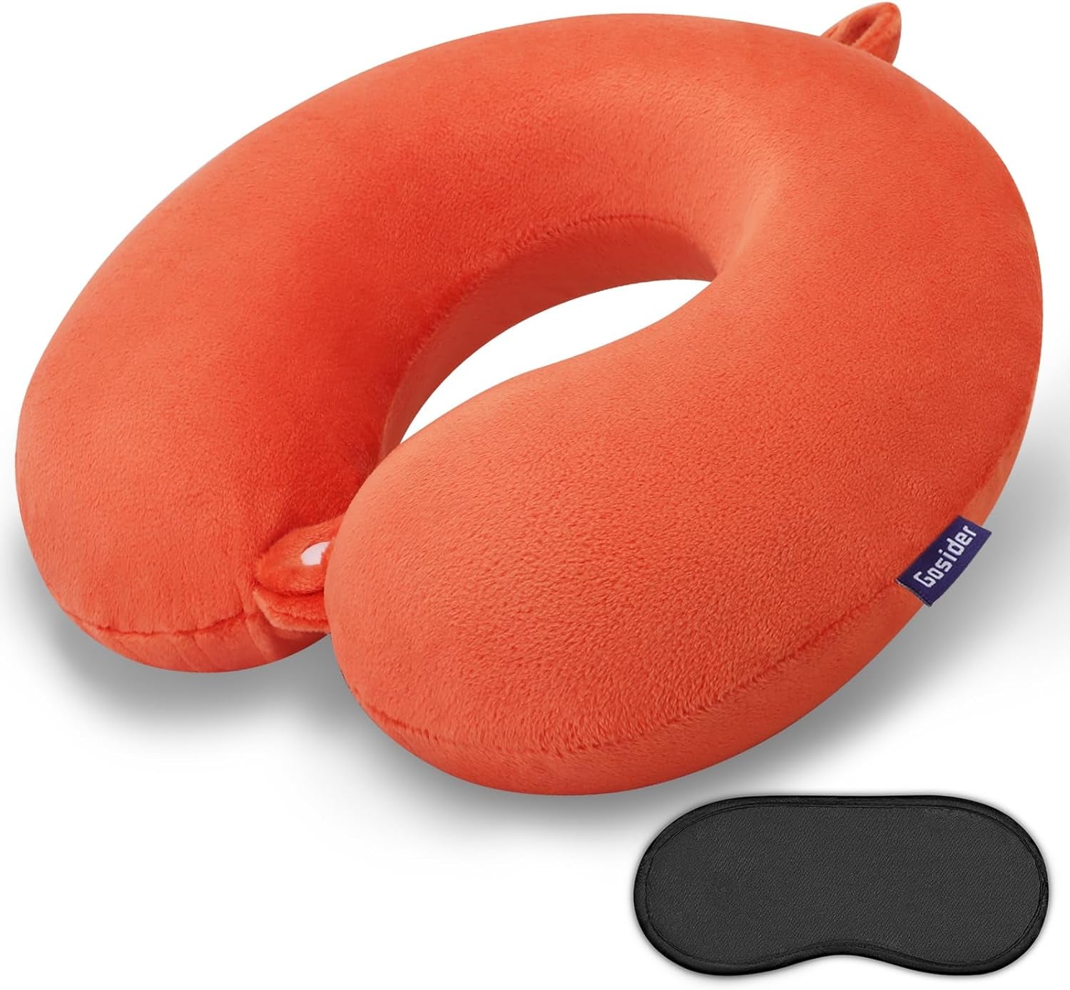 Memory Foam Neck Pillow, Travel Neck Pillow, Beige