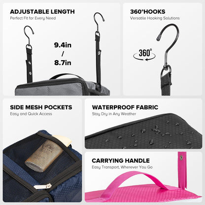 Suitcase Organizer, Hanging Travel Luggage Organizer Shelves Carry on Bag