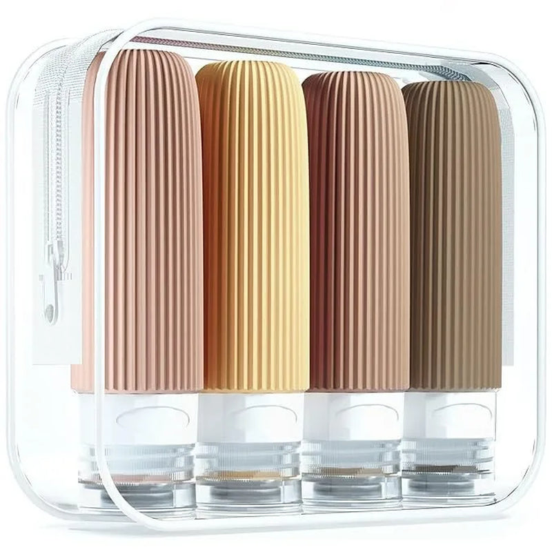 90ML Silicone Travel Bottle Tsa Approved Portable Leak Proof Squeeze Size Container Clear Toiletry Bag Accessory 01