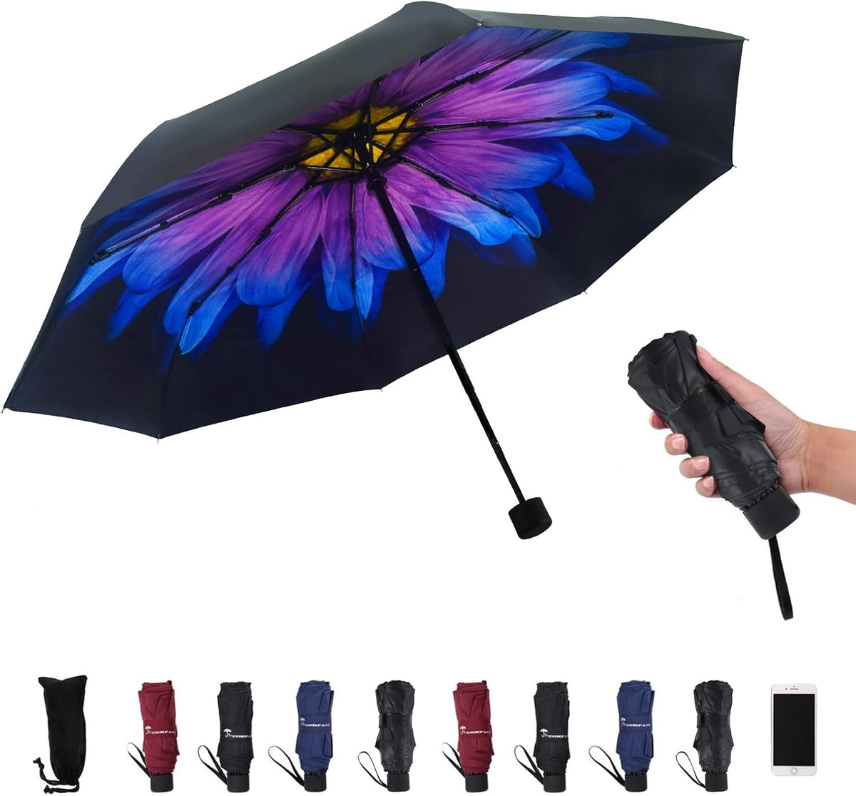 Travel Umbrella - Lightweight Portable Mini Compact Umbrellas-Factory Outlet Shop
