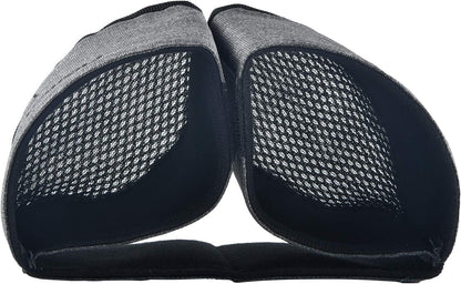 Luggage Travel Cup Holder Free Hand Drink Carrier - Hold Two Coffee Mugs - Fits Roll on Suitcase Handles - Gifts for Flight Attendants Travelers Accessories Grey
