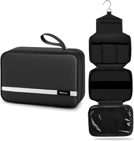Hanging toiletry bag