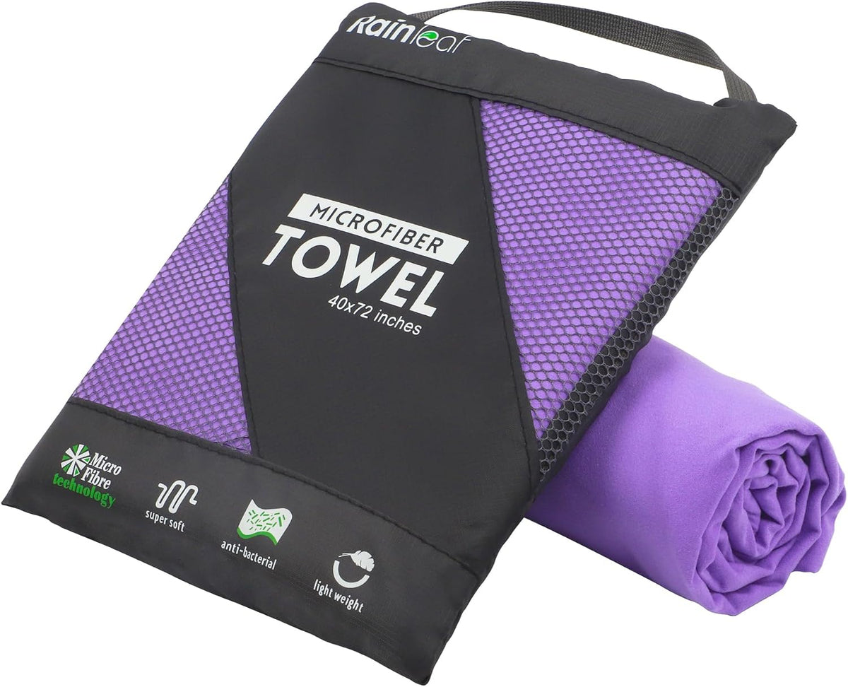Microfiber Towel Quick Dry Camping & Travel & Gym Towel. Compact
