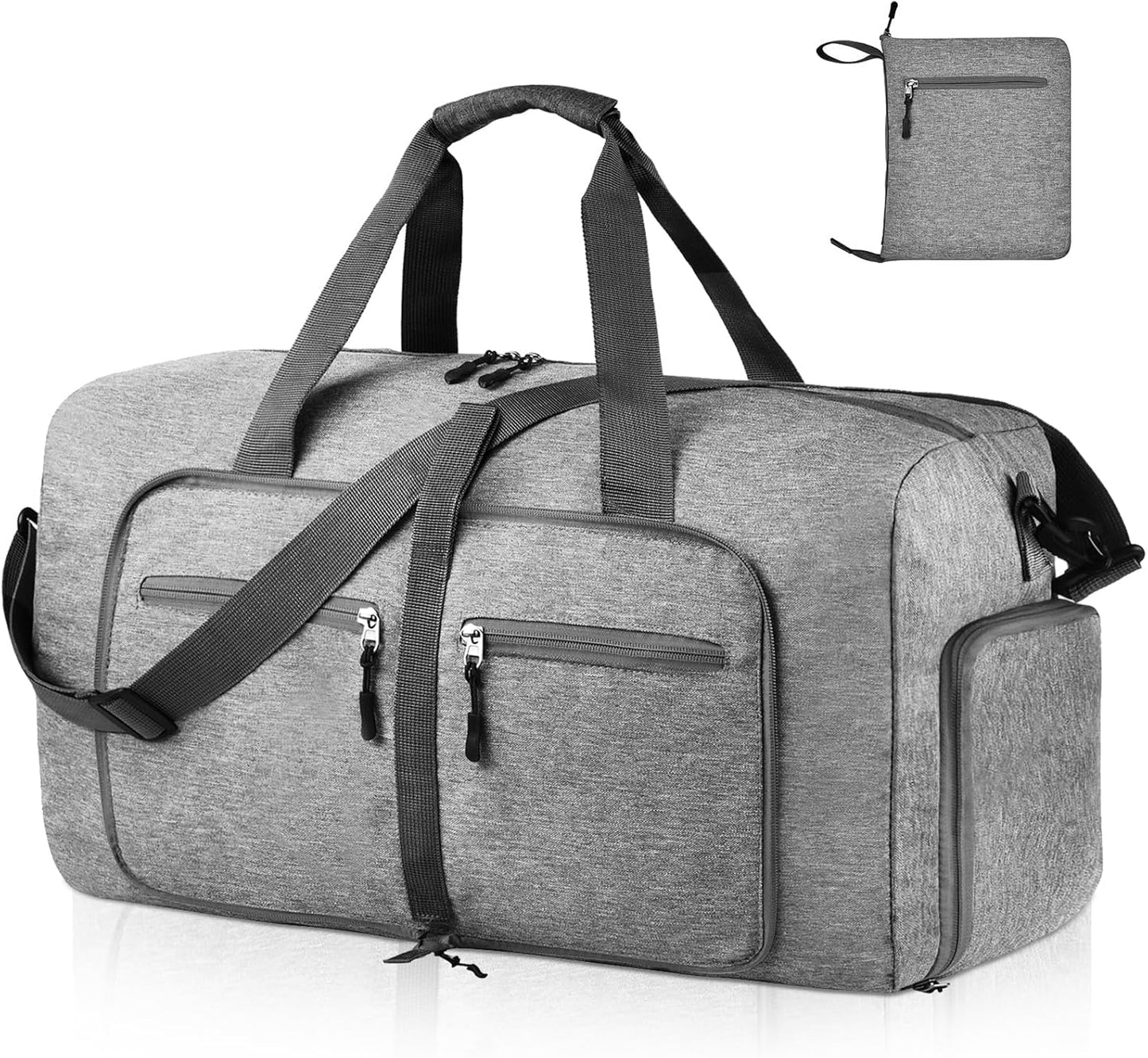 40L Foldable Duffle Bag, Travel & Weekender, Overnight, Gym