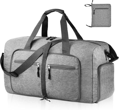 40L Foldable Duffle Bag, Travel & Weekender, Overnight, Gym