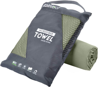 Microfiber Towel Quick Dry Camping & Travel & Gym Towel. Compact