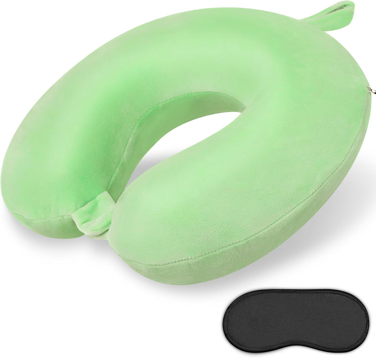 Memory Foam Neck Pillow, Travel Neck Pillow, Beige