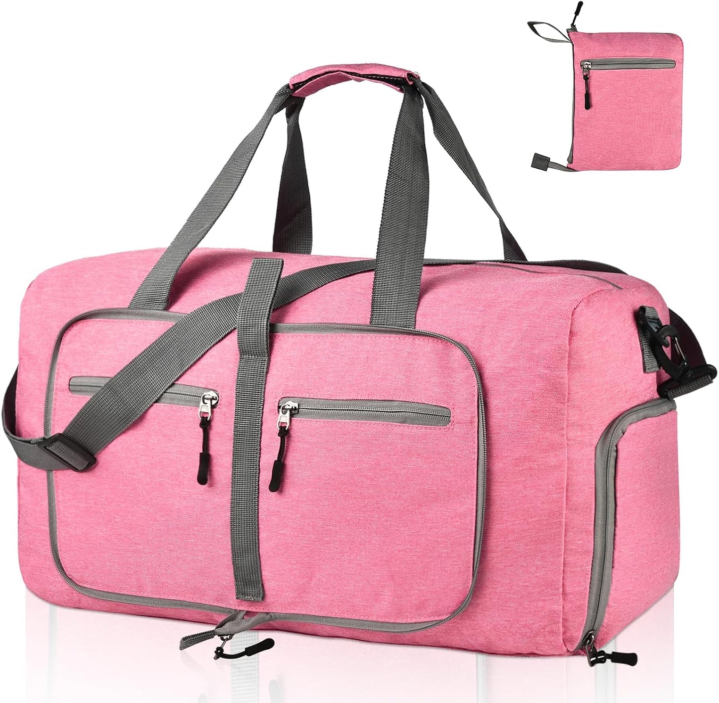 40L Foldable Duffle Bag, Travel & Weekender, Overnight, Gym