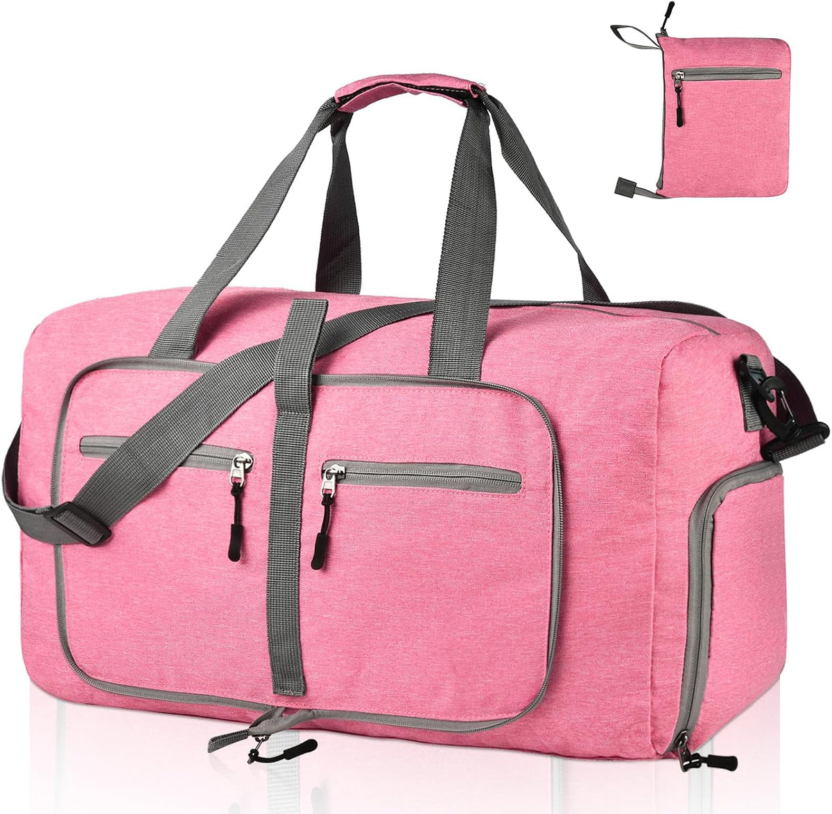 40L Foldable Duffle Bag, Travel & Weekender, Overnight, Gym