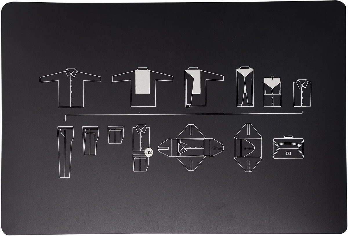 Garment Packing Folder for Travel Clothes Organizer Travel Garment Bag Luggage Accessory Black