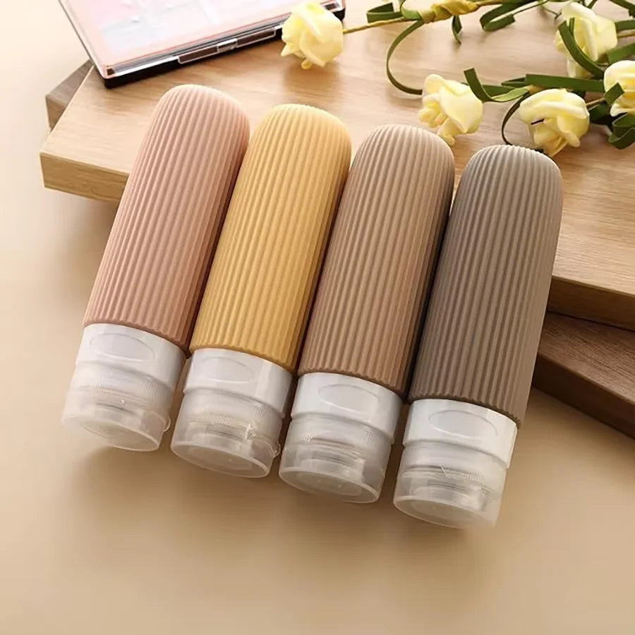 90ML Silicone Travel Bottle Tsa Approved Portable Leak Proof Squeeze Size Container Clear Toiletry Bag Accessory 01