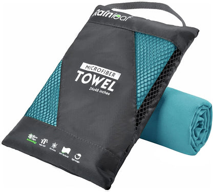 Microfiber Towel Quick Dry Camping & Travel & Gym Towel. Compact