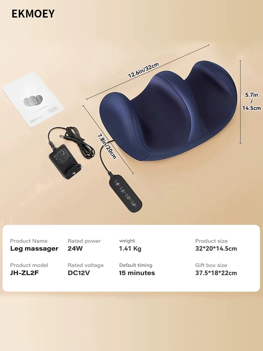 Foot Massager Machine with Heat,3 Adjustable Modes, Shiatsu Feet and Leg Massager,Kneading Rolling for Foot,Calf,Ankle,Leg,Plantar, Massage Gift for Mom/Dad/Women/Men (With Remote Control)