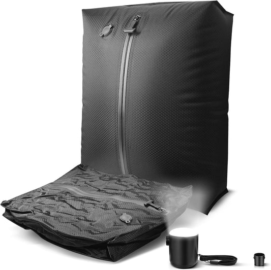 Vacuum bag with pump