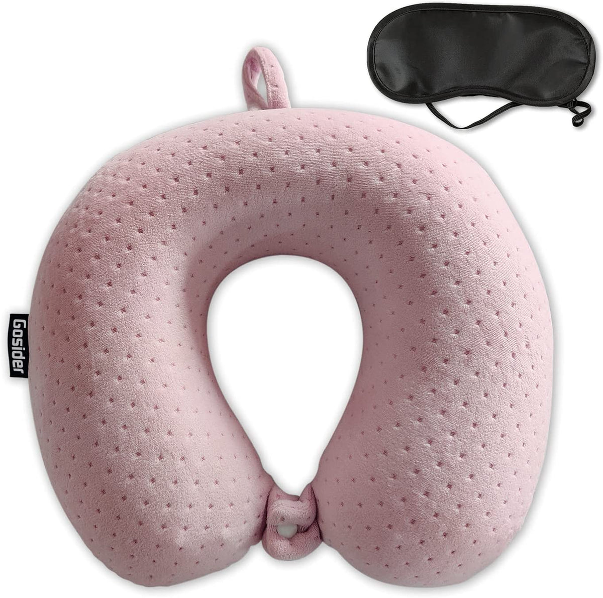 Memory Foam Neck Pillow, Travel Neck Pillow, Beige