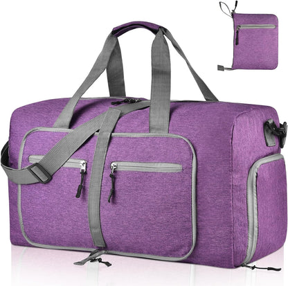 40L Foldable Duffle Bag, Travel & Weekender, Overnight, Gym