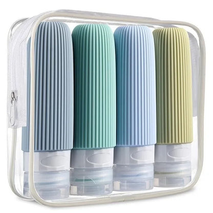 90ML Silicone Travel Bottle Tsa Approved Portable Leak Proof Squeeze Size Container Clear Toiletry Bag Accessory 01