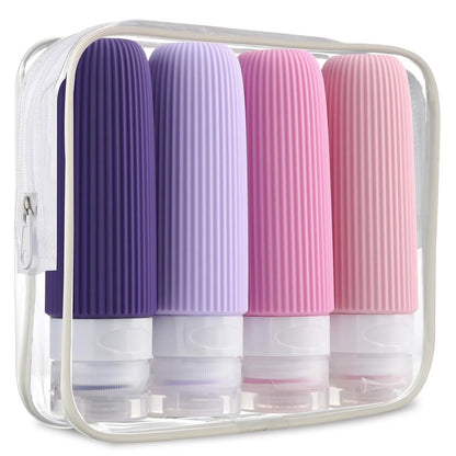 90ML Silicone Travel Bottle Tsa Approved Portable Leak Proof Squeeze Size Container Clear Toiletry Bag Accessory 01