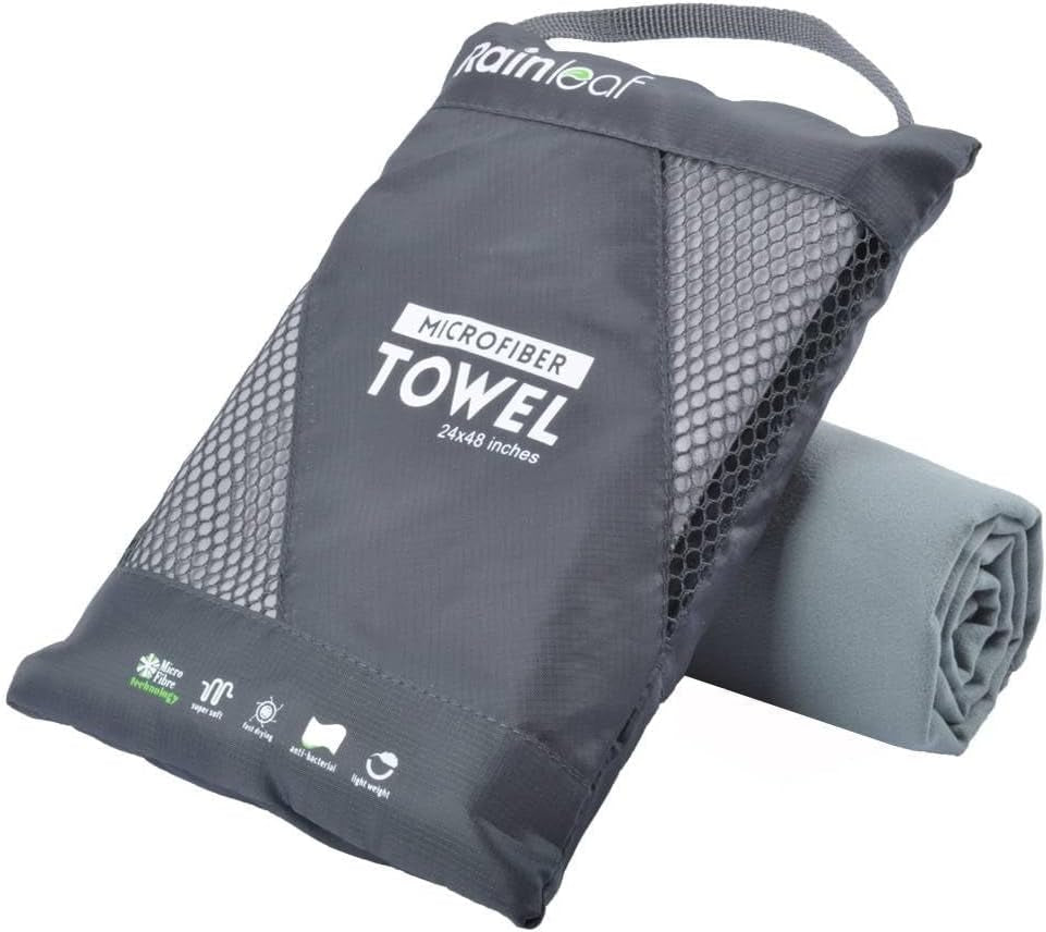 Microfiber Towel Quick Dry Camping & Travel & Gym Towel. Compact