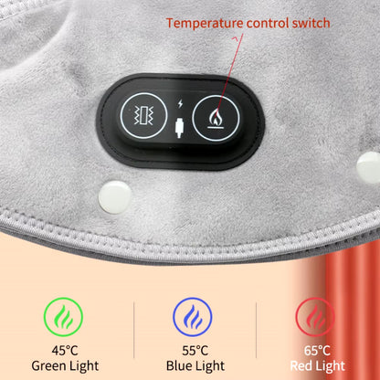 Electric Heating Shoulder Neck Pad Massager USB Cervical Brace Wrap Thermal Compress Relieve Pain Fatigue Warm Back Brace Tool