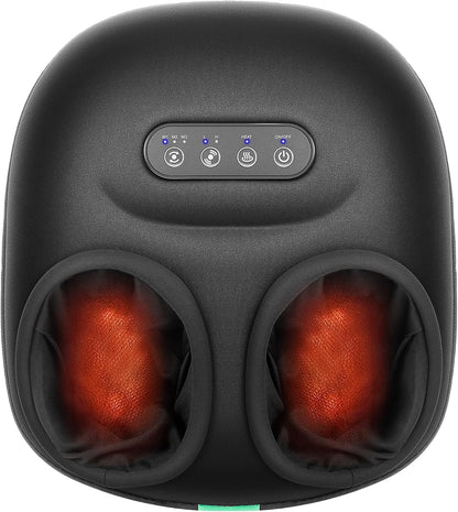 Heated shiatsu foot massager