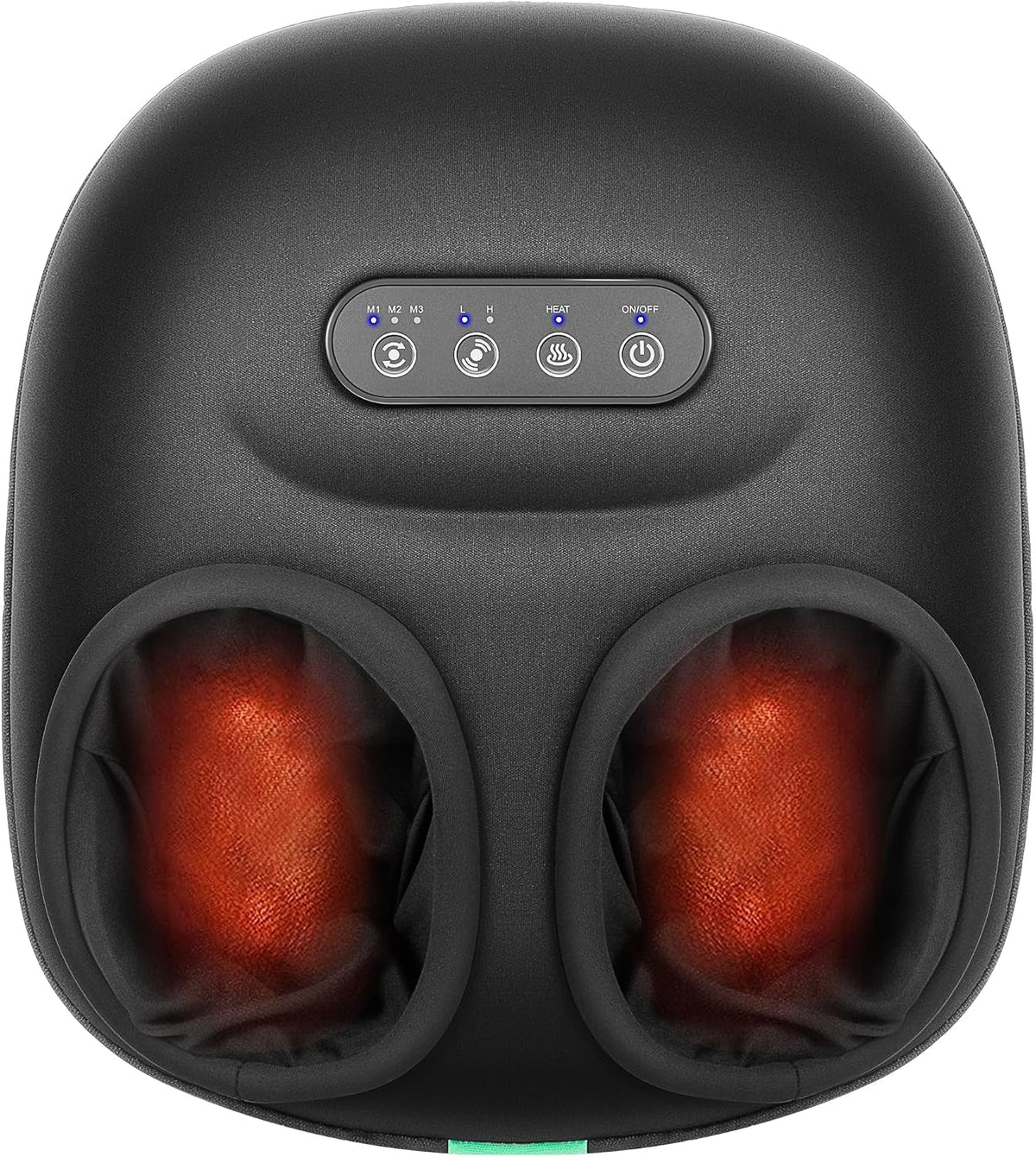 Heated shiatsu foot massager
