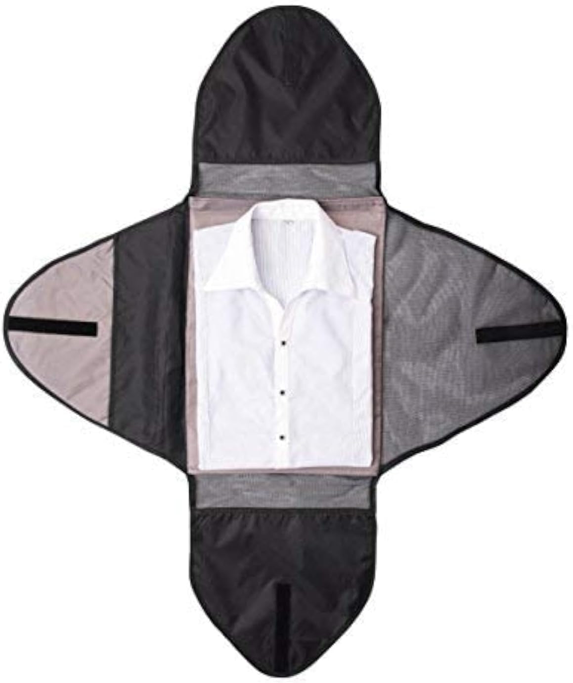 Garment Packing Folder for Travel Clothes Organizer Travel Garment Bag Luggage Accessory Black