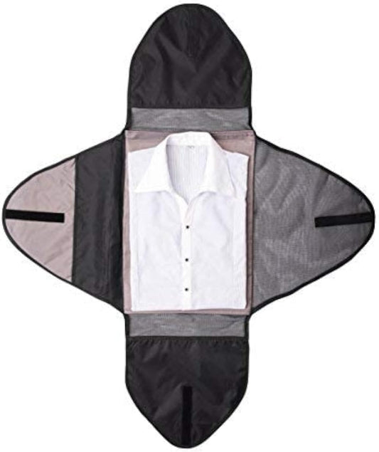 Garment Packing Folder for Travel Clothes Organizer Travel Garment Bag Luggage Accessory Black