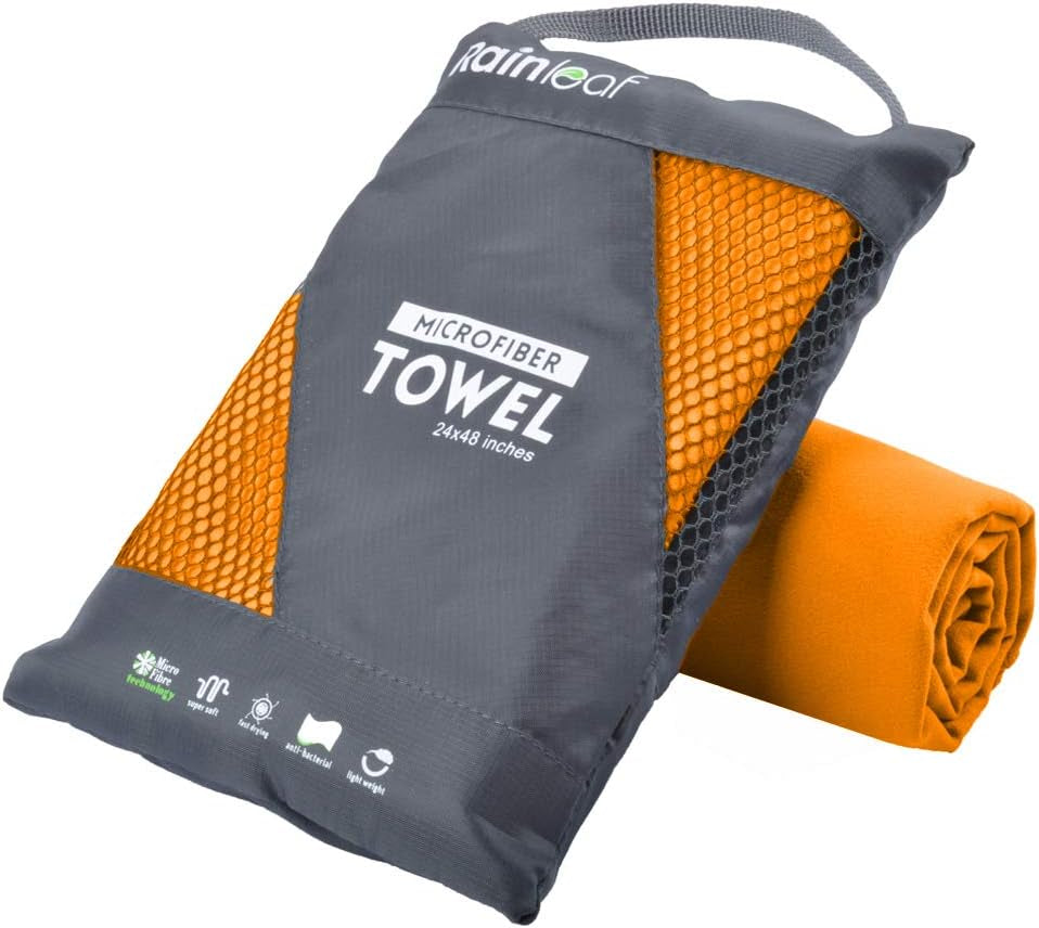 Microfiber Towel Quick Dry Camping & Travel & Gym Towel. Compact