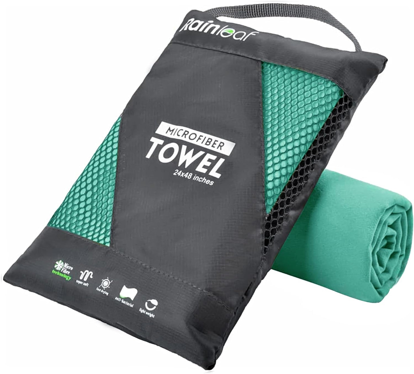 Microfiber Towel Quick Dry Camping & Travel & Gym Towel. Compact