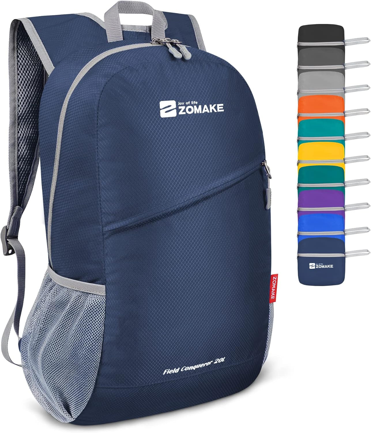 Packable backpack colors