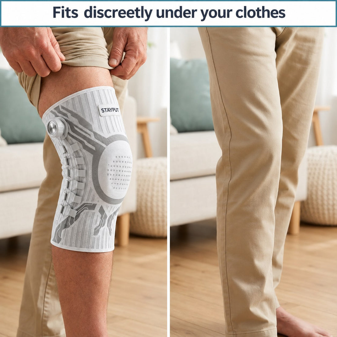StayPut Dial fits under trousers