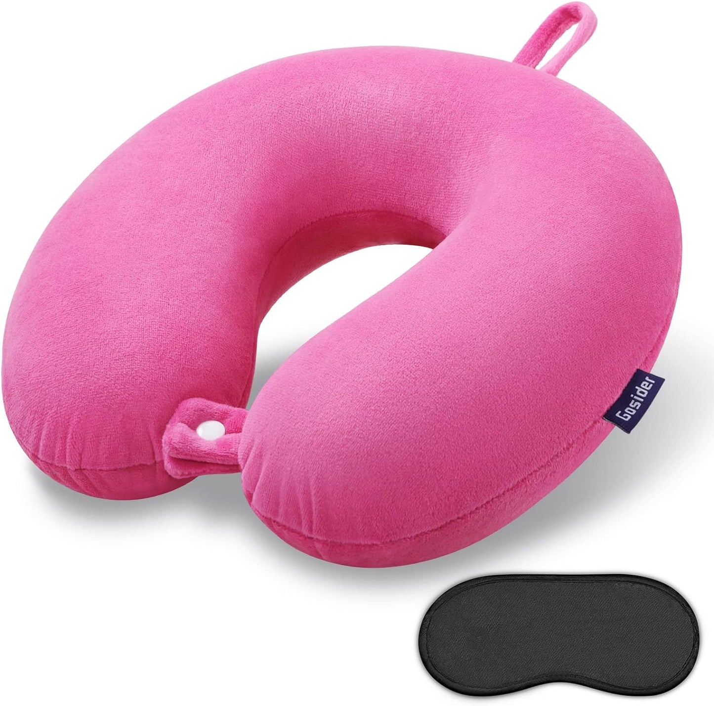 Memory Foam Neck Pillow, Travel Neck Pillow, Beige