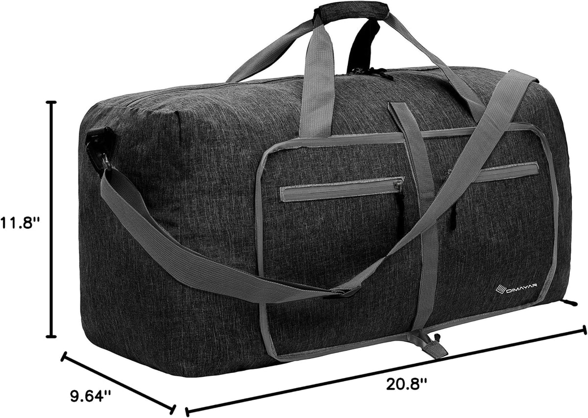 40L Foldable Duffle Bag, Travel & Weekender, Overnight, Gym