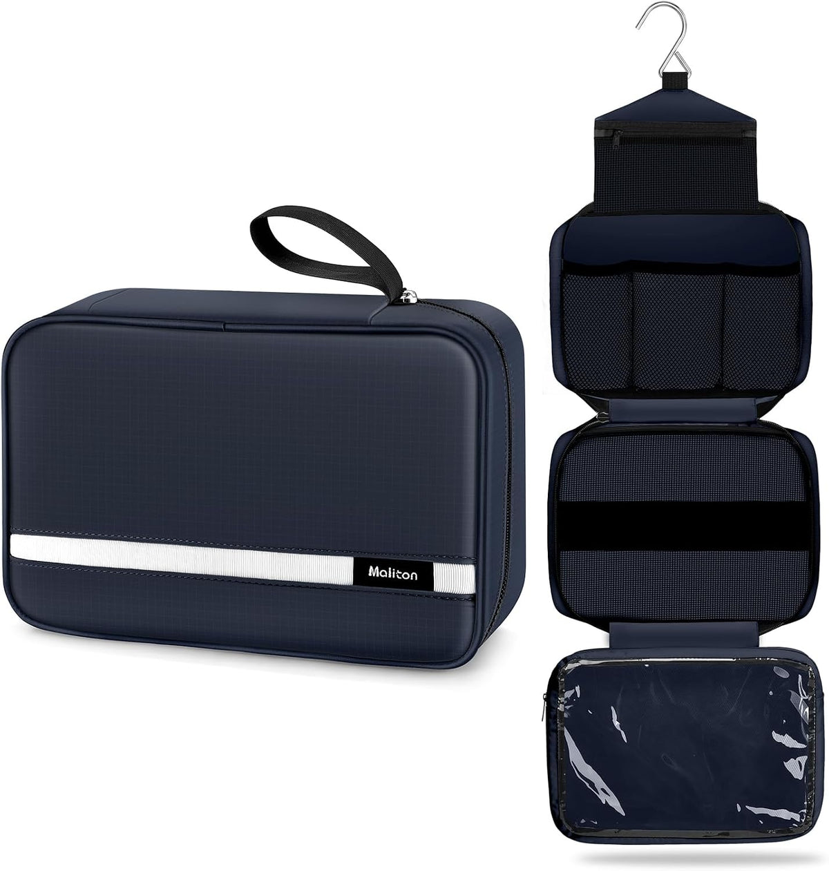 Toiletry bag packed