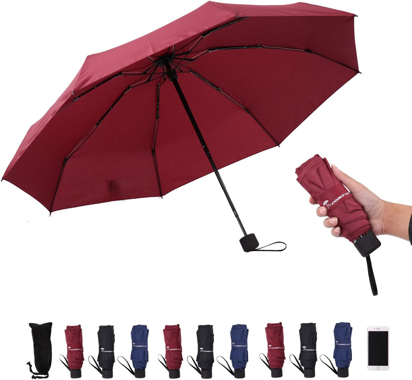 Travel Umbrella - Lightweight Portable Mini Compact Umbrellas-Factory Outlet Shop
