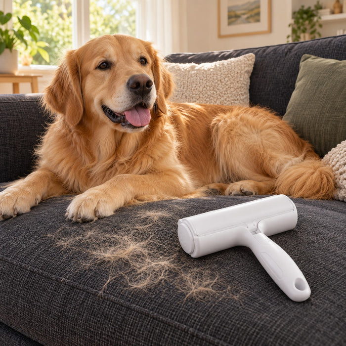 Fur on the couch